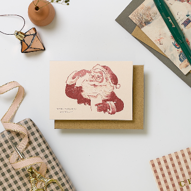 ReLove Santa Christmas Card