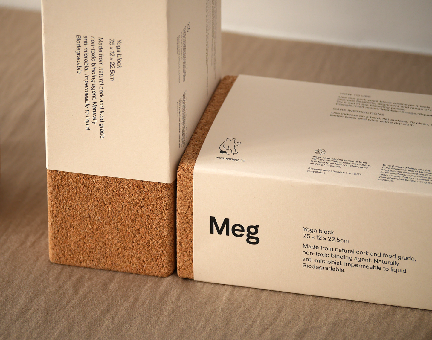 CORK YOGA BLOCK