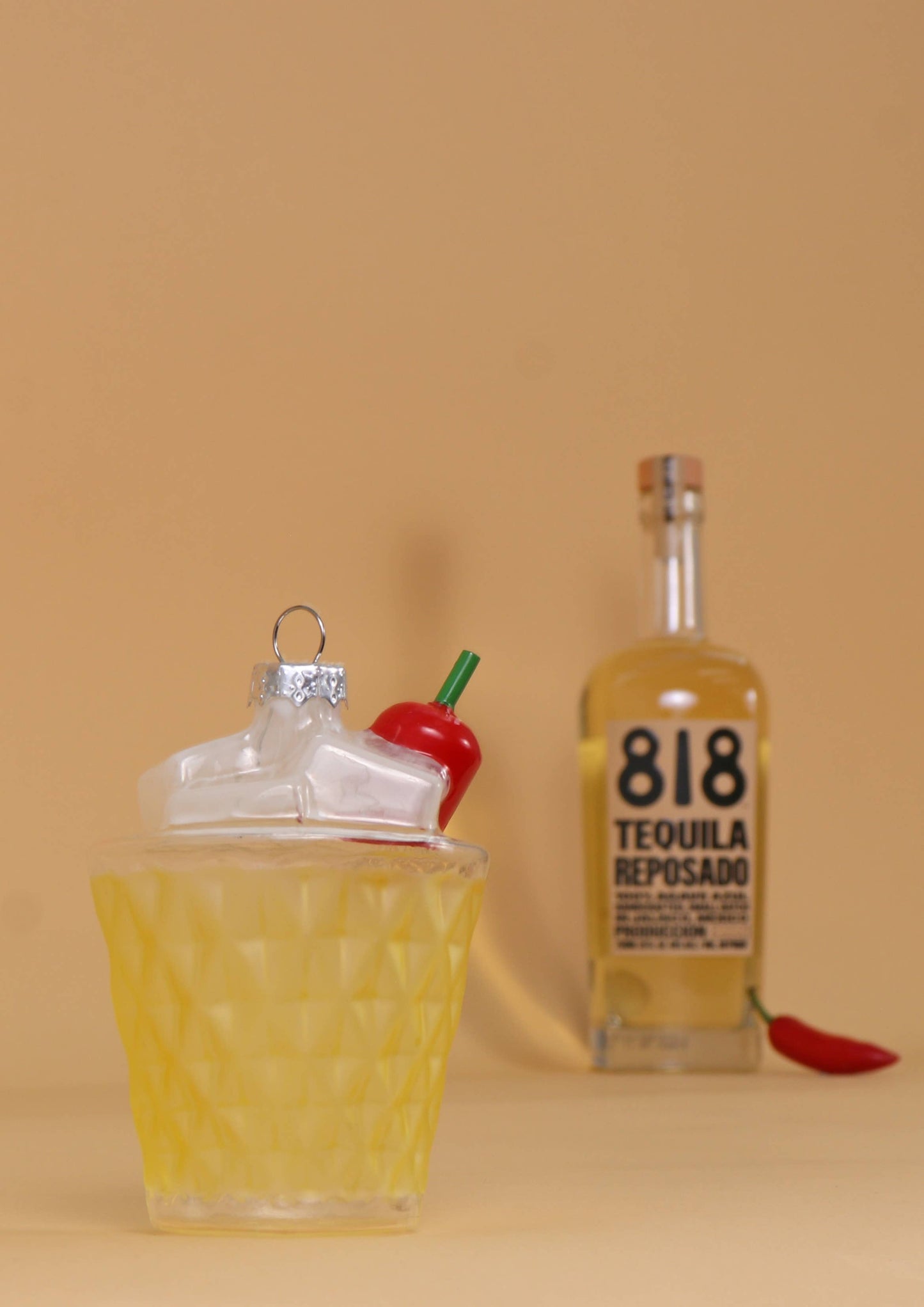 THIE Picante Glass Christmas Decoration, 9cm