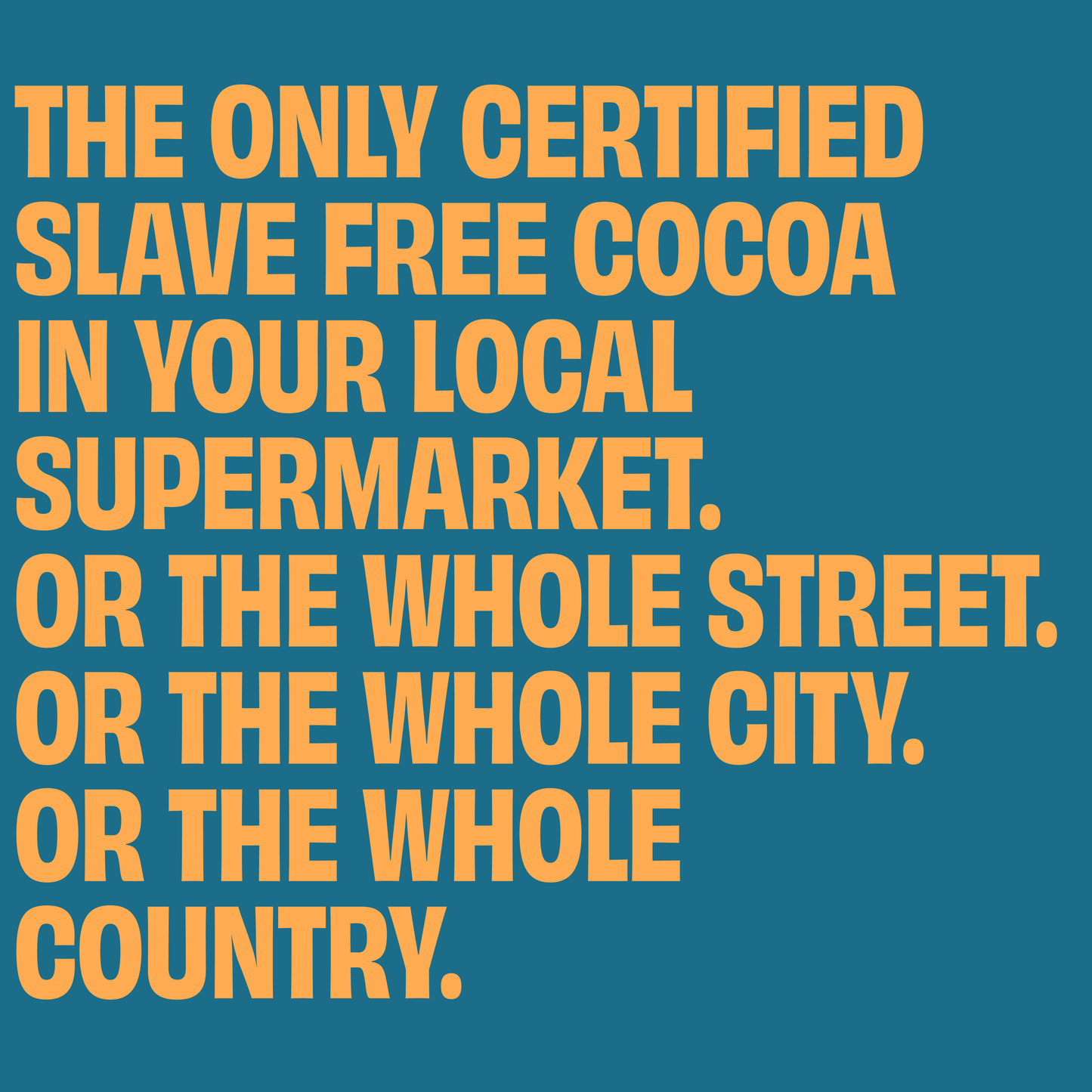 Sweet Orange Milk Chocolate Bar 120G/4.2OZ