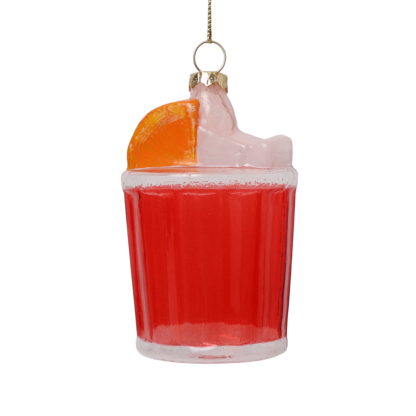 THIE Negroni Glass Christmas Decoration, 9cm