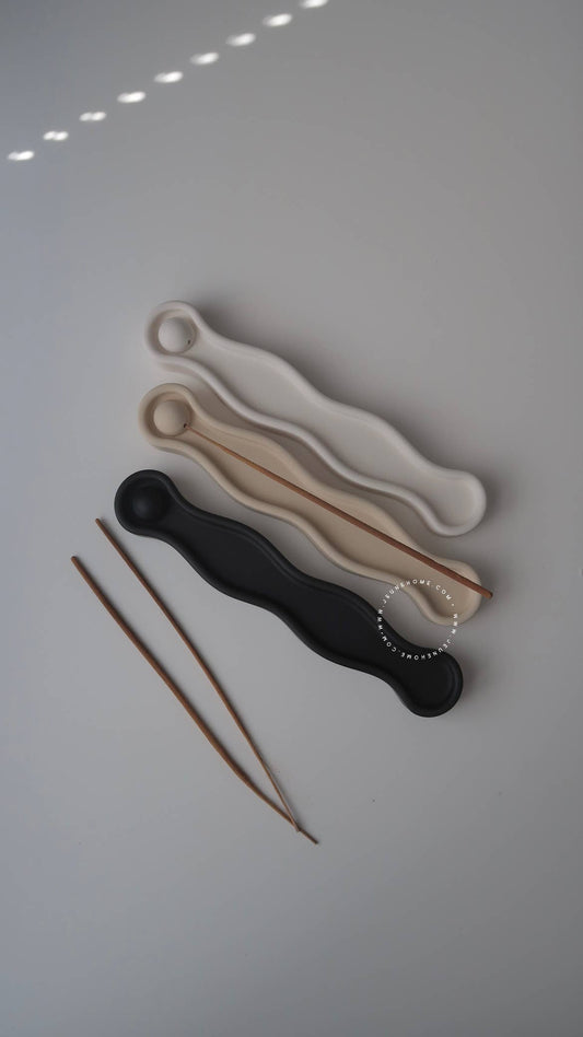 Forma - fluid form long incense holder 