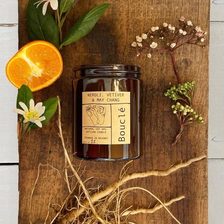Neroli, Vetiver & May Chang Essential Oil Candle